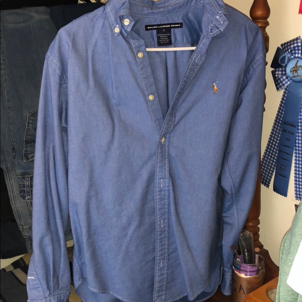 Ralph Lauren button up top